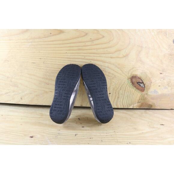 Vionic Shoes Womens Sz 6 Alda Metallic Chain Link Loafers Flats - Picture 6 of 7